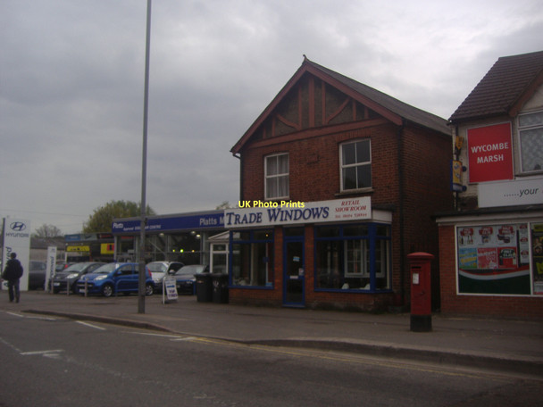 Photo 6"x4" Shops along A40 Wycombe Marsh High Wycombe c2011