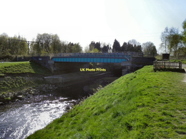 Photo 6"x4" River Mersey, Barfoot Bridge Stretford\/SJ7994 c2011