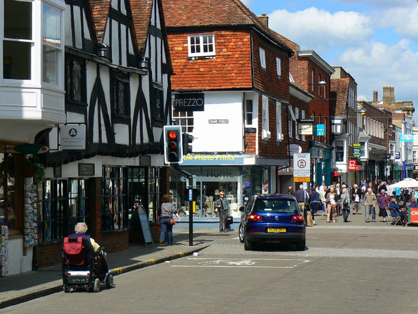 Photo 6"x4" View from North Gate, High Street, Salisbury (1 of 2) Salisbury c2011