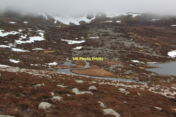 Photo 6"x4" Moraine-dammed pool Cac Carn Beag c2011