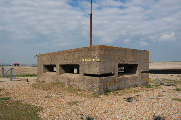 Photo 6"x4" Pill Box Rye Harbour c2011