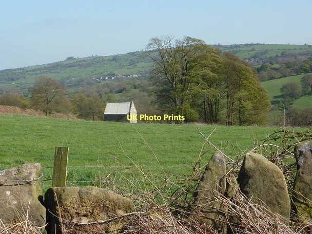 Photo 6"x4" Barn above Dudwood Farm Dale End\/SK2161 c2011