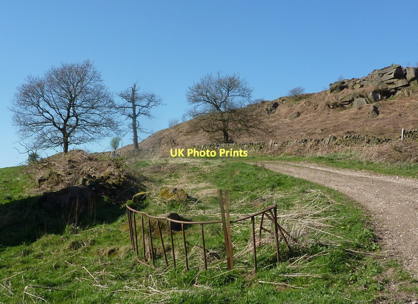 Photo 6"x4" Track to Cliff Lane Dale End\/SK2161 c2011