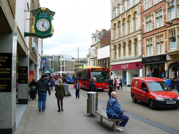 Photo 6"x4" West along Queen Street, Oxford Oxford\/SP5106 c2011