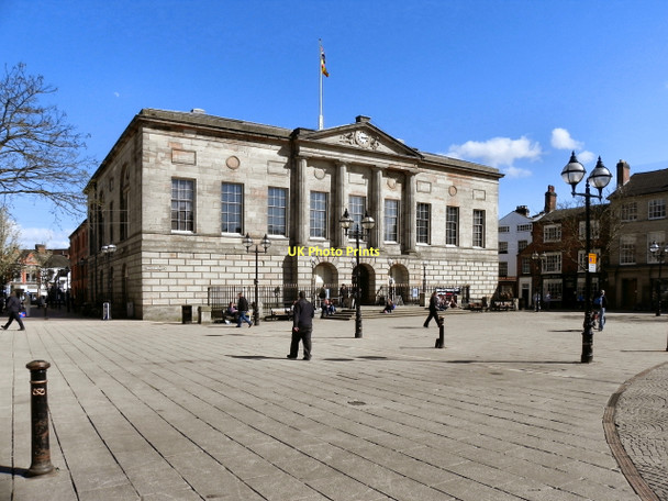 Photo 6"x4" Shire Hall and Market Square, Stafford Stafford c2011