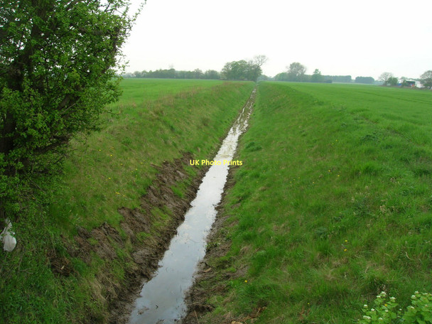 Photo 6"x4" Drainage ditch, Riccall Common Osgodby Common c2011