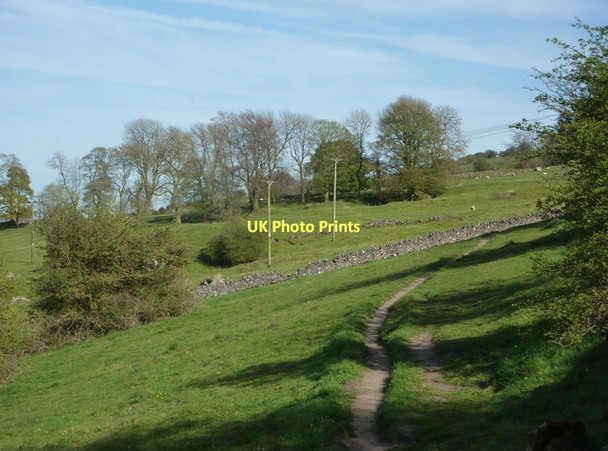 Photo 6"x4" Hillside footpath near Winster Winster\/SK2460 c2011
