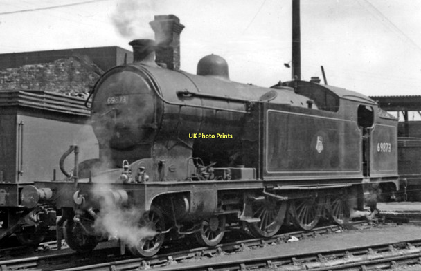 Photo 6"x4" Ex-North Eastern Raven Class A8 4-6-2T at Middlesbrough Locomotive Depot Middlesbrough c1954