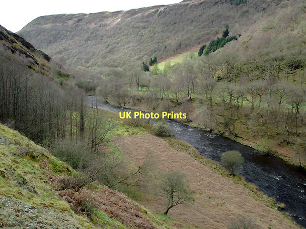 Photo 6"x4" Cwm Tywi south-west of Llyn Brianne, Carmarthenshire Nant-y-Bai c2011