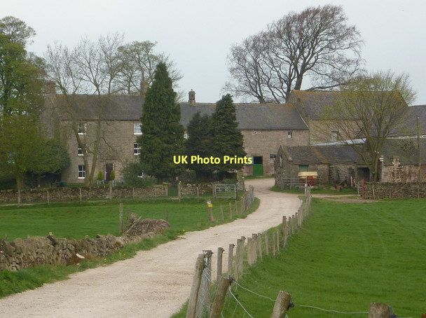 Photo 6"x4" Harthill Moor Farm from the lane Birchover c2011
