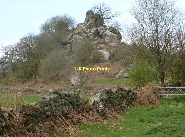 Photo 6"x4" Rock tor, Robin Hood's Stride Birchover c2011