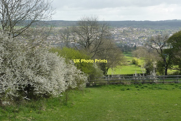 Photo 6"x4" Downhill view to Matlock in the spring Matlock c2011