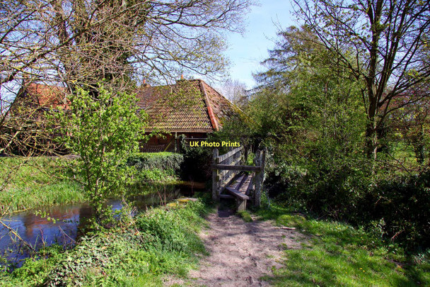 Photo 6"x4" Stile on the bridge Aston Upthorpe c2011