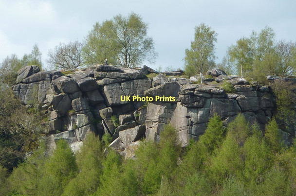 Photo 6"x4" Crags at Cratcliff Birchover c2011