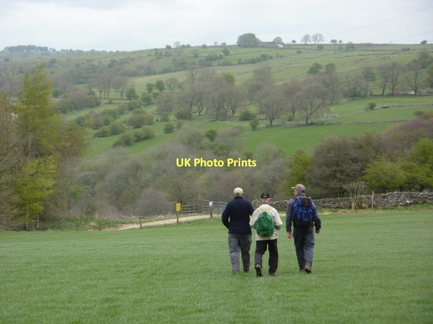 Photo 6"x4" Walkers heading for the Griffe Grange valley Grangemill c2011
