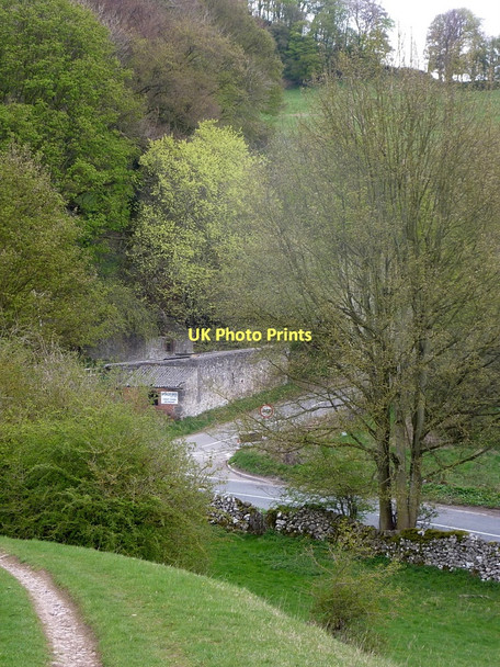 Photo 6"x4" Looking down on the B5056 Ballidon c2011