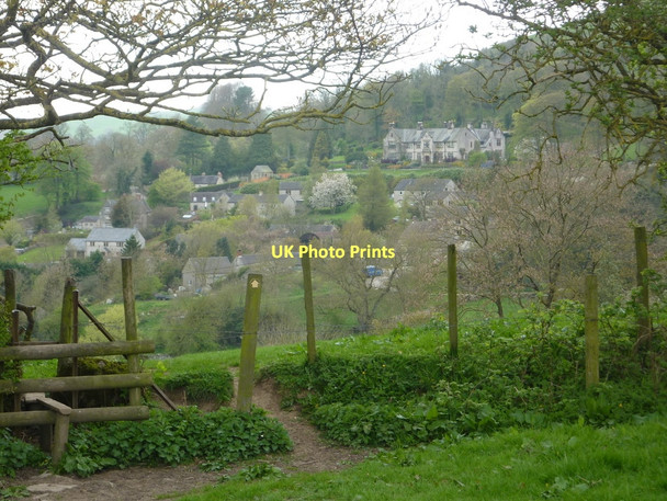 Photo 6"x4" First glimpse of Parwich from the Limestone Way path Ballidon c2011