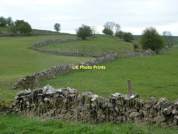 Photo 6"x4" Fields south of the A5012 Aldwark\/SK2257 c2011