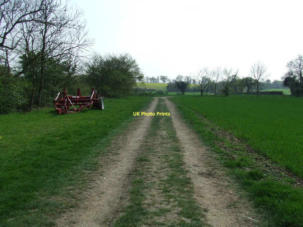 Photo 6"x4" Wide Footpath Debenham c2011