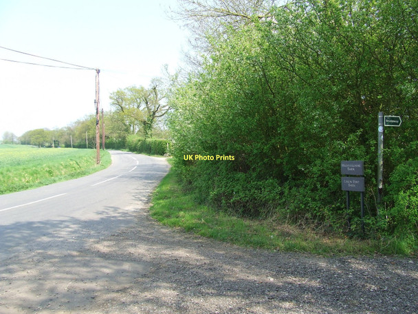 Photo 6"x4" Start Of Bridleway Debenham c2011