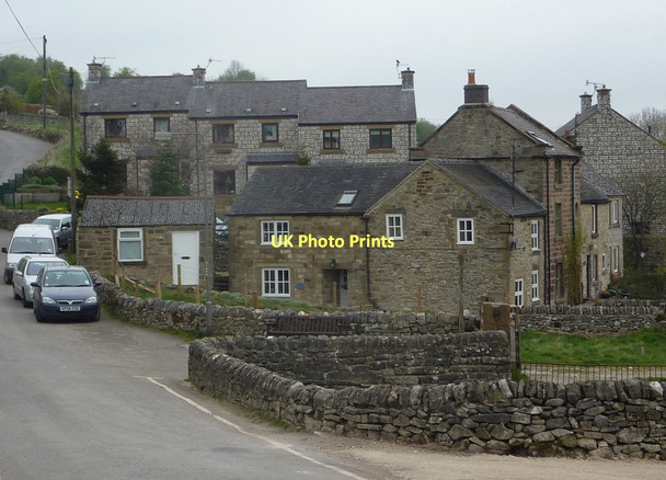 Photo 6"x4" Houses near the river, Mawstone Lane, Youlgreave Bradford\/SK2164 c2011