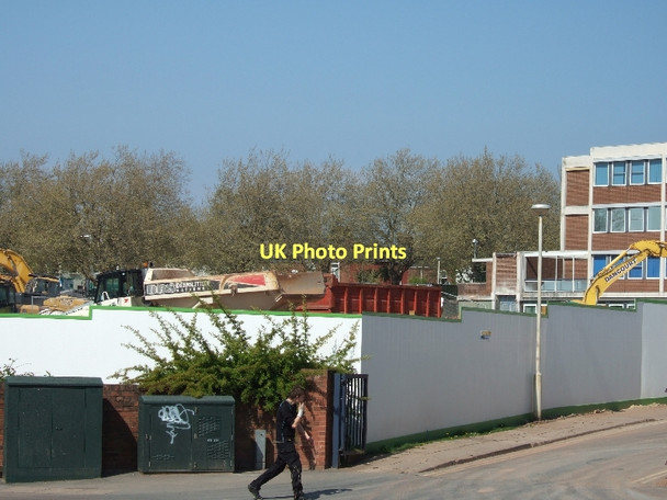 Photo 6"x4" Building site in Heavitree Road Exeter c2011