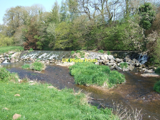 Photo 6"x4" Weir on River Otter Fluxton c2011