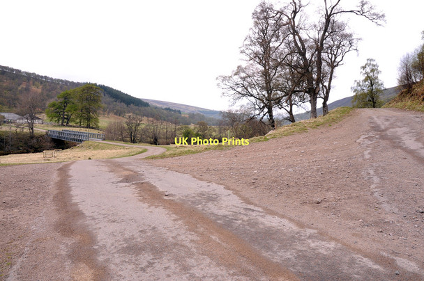 Photo 6"x4" Junction of estate roads in Strath Avon Tomintoul\/NJ1618 c2011