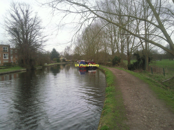 Photo 6"x4" Grand Union Canal towpath at Boxmoor Hemel Hempstead c2011