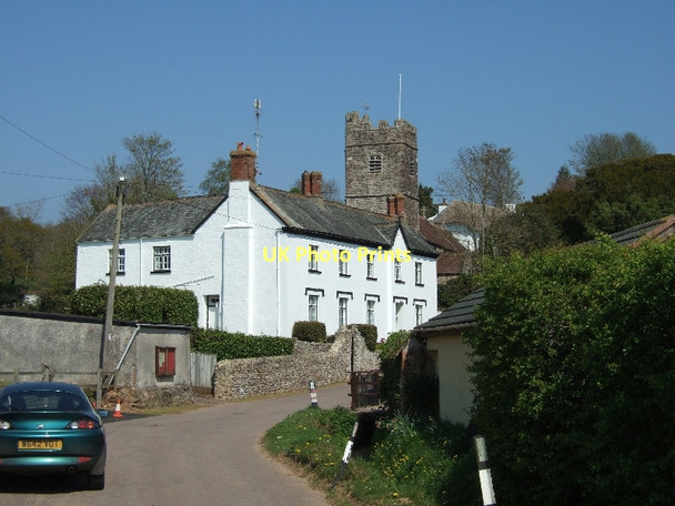 Photo 6"x4" Village road in Harpford Harpford c2011