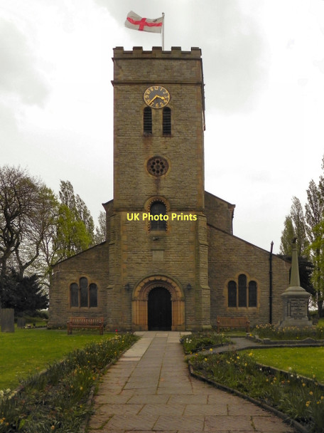 Photo 6"x4" Newchurch Parish Church, Culcheth Culcheth c2011