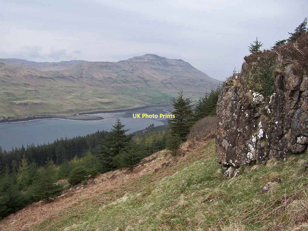 Photo 6"x4" North over Glen Brittle Forest Eynort c2011