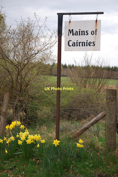 Photo 6"x4" Farm Sign Harrietfield\/NN9829 c2011