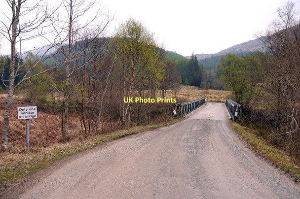 Photo 6"x4" Bridge over River Polloch Polloch c2011