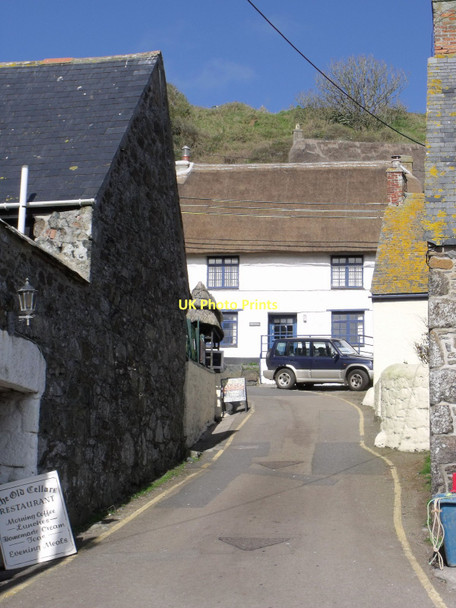Photo 6"x4" Narrow road in Cadgwith, Cornwall Cadgwith c2011