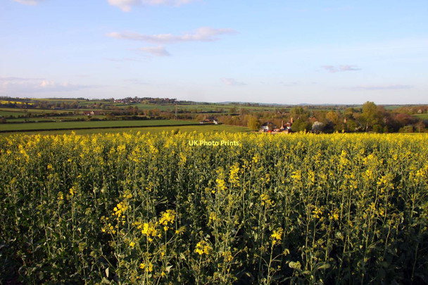 Photo 6"x4" Looking over the rape towards Cuddesdon The Platt c2011