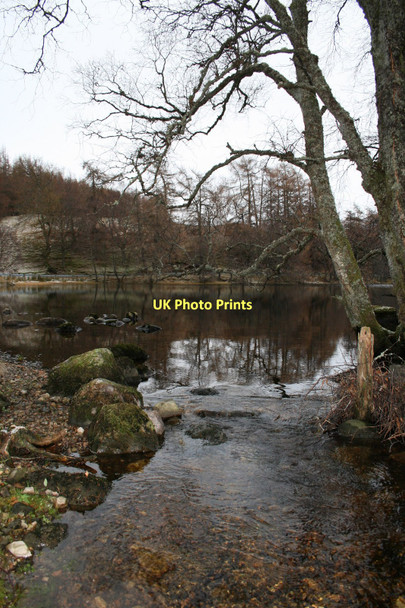 Photo 6"x4" Outflow of An Dubh Lochan Fersit c2008