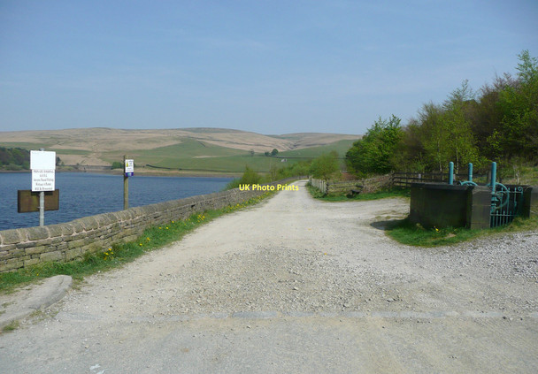 Photo 6"x4" The Rochdale Way passing Piethorne Reservoir Rough Bank\/SD9412 c2011