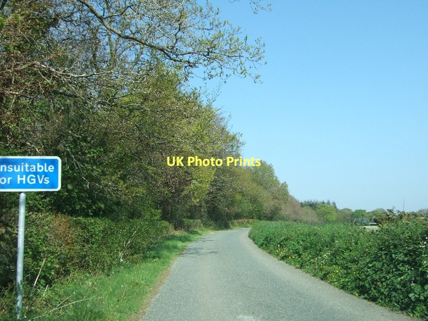 Photo 6"x4" Greycoat Lane at Forches Cross Newton Abbot c2011