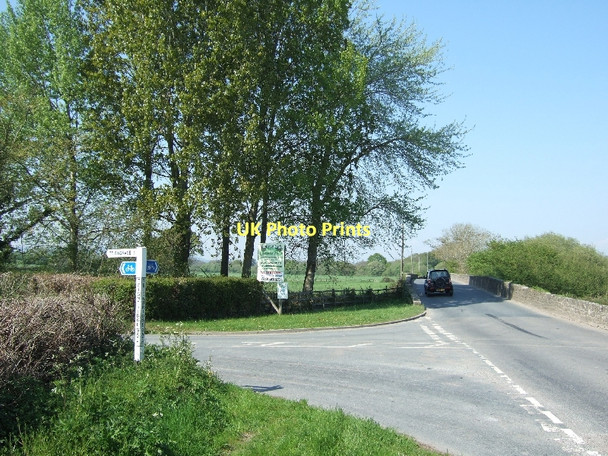 Photo 6"x4" Teignbridge Gate road junction Newton Abbot c2011