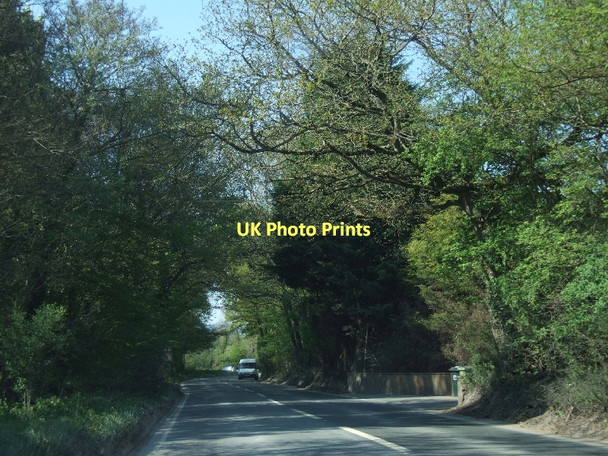 Photo 6"x4" B3193 approaching Rixeypark Corner Chudleigh Knighton c2011