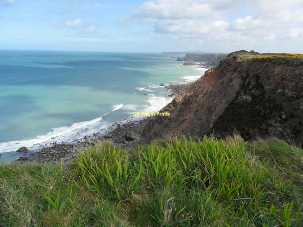 Photo 6"x4" North Cliffs between Gwithian and Portreath Coombe\/SW6242 c2011