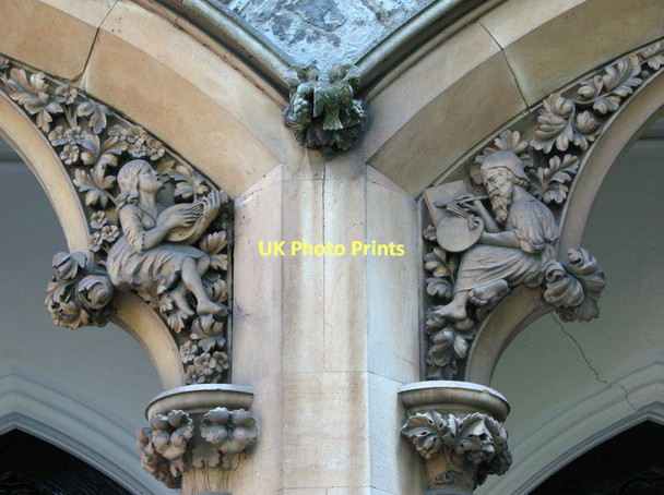 Photo 6"x4" Clarendon Street: Terrace Royal - carved spandrels Nottingham\/SK5641 c2011