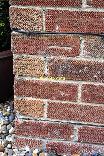 Photo 6"x4" Benchmark on #35 Norreys Road Didcot c2011
