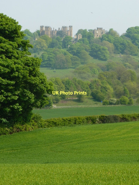 Photo 6"x4" Fields and view to Hardwick Hall Hardstoft c2011