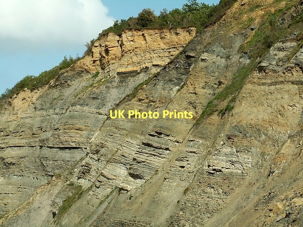 Photo 6"x4" Top of the cliff at Gray Rock, Blue Anchor Blue Anchor\/ST0243 c2007