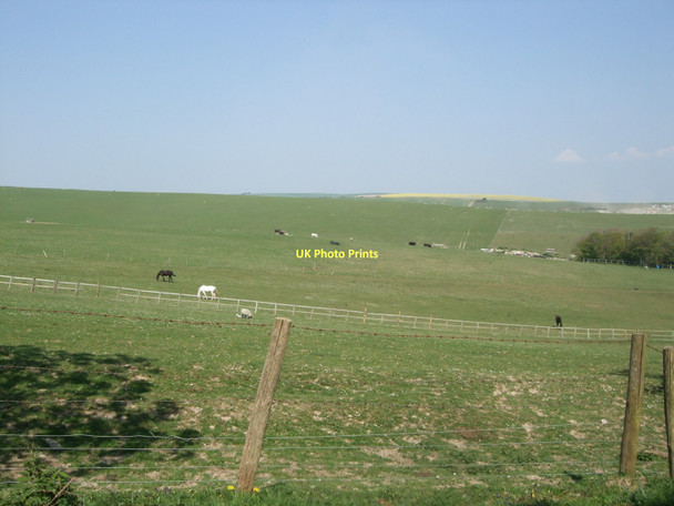 Photo 6"x4" Farms South of Telscombe Village Telscombe c2011
