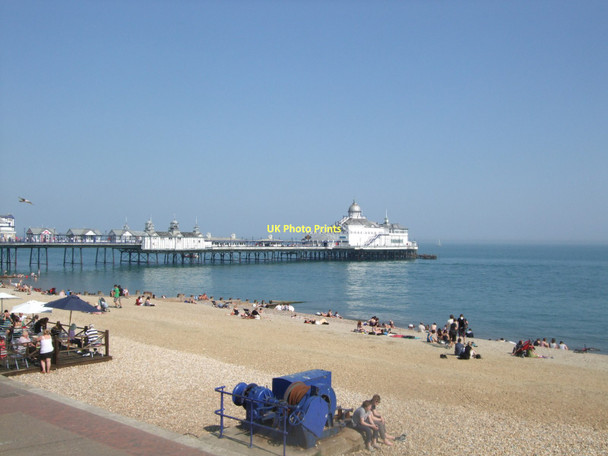Photo 6"x4" Eastbourne Beach & Pier Eastbourne\/TQ5900 c2011