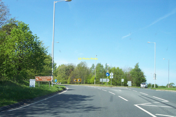 Photo 6"x4" Roundabout on A6 near Galgate Galgate c2011