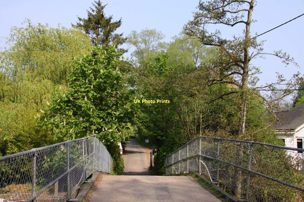 Photo 6"x4" Loddon Drive from the bridge Borough Marsh c2011